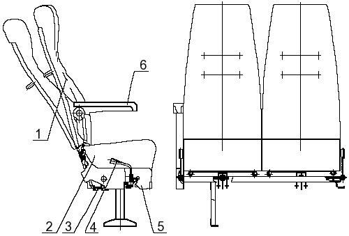 Как регулировать кресло в автобусе